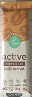 Active salty peanut protein bar