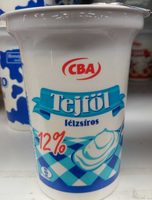 Tejföl félzsíros 12%