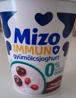 Cherry-rosehip, lactose-free, live flora fruit yogurt with sweeteners, vitamin D and zinc