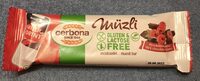 Muesli bar dark chocolate and raspberry
