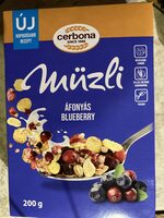 Müzli áfonyás