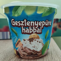 Gesztenyepüré habbal