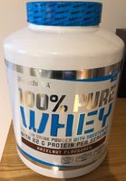 100% pure whey hazelnut flavoured