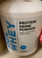 100% whey protein drink powder
