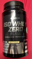 Iso whey zero black