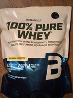 100% Pure Whey Banana Flavoured