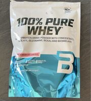 100% PURE WHEY strawberry flavoured