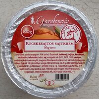 Kecskesajtos sajtkrém - magyaros