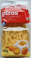 Piros szélesmetélt, 4 tojásos