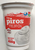 Piros tejföl 20%
