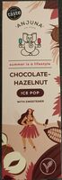 Chocolate- Hazelnut Ice Pop with sweetener