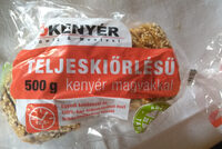 Teljes kiőrlésű kenyér magvakkal