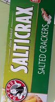 Salticrax Salted Crackers With Black Pepper