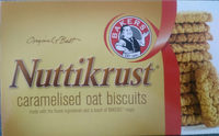 Bakers Nuttikrust Biscuits 200 GR