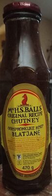 Original Recipe Chutney Blatjang
