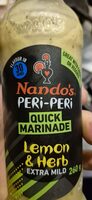 PERi-PERi QUICK MARINADE Lemon & Herb EXTRA MILD