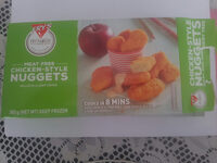 Meat-free chicken style nuggets