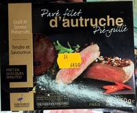Pavé filet d'Autruche pré-grillé