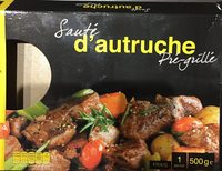 Sauté d’autruche pré-grillé