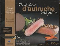 Pavé filet d'autruche pré-grillé