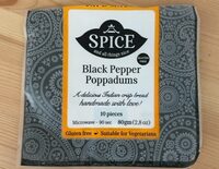 Black Pepper Poppadums