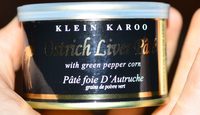 Ostrich Liver Pâté with Green Pepper Corn