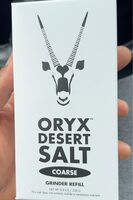 Coarse Oryx Desert Salt