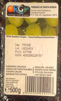 Kernlose Tafeltrauben