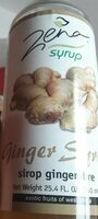 Sirop gingembre
