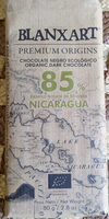 Chocolate negro ecologico 85% Nicaragua