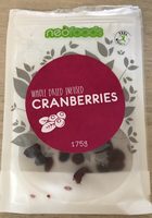 Whole dried infused cranberries