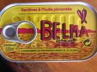 Sardines a l'huile pimentee