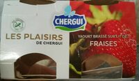 CHERGUI Yaourt Brassé sur Lit de Fraises