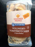 Vollwert-Toast Brötchen vorgeschnitten