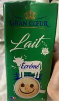 Lait écrémé stérilisé UHT grand coeur