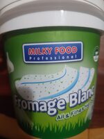 Fromage herbes milky food
