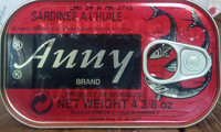 Sardines à l'huile végétale