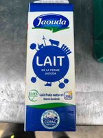 Lait frais naturel demi écrémé