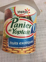 Panier de Yoplait fruits exotiques 0% mat gr