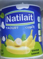 Yaourt aromatisé goût banane