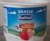 Brassé saveur fraise-gaufrette