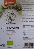 Huile d'olive vierge extra fruitée