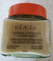 Tartinade d'artichauts et citron confit