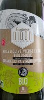 Huile d'olive vierge extra biologique