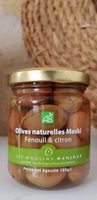 Olives Naturelles Meski Fenouil & Citron