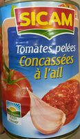 Tomates Pelées Concassées à l'ail