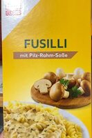 Fusilli mit Pilz-Rahm-Sauce