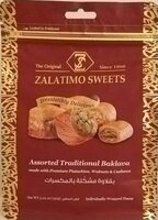 Assorted traditional baklava