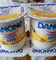 Yaourt Danone 1919 arôme naturel de vanille