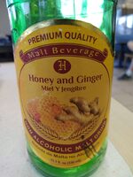 Honey and Ginger flavored NON-ALCOHOLIC malt beverage